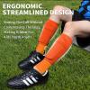 LPONJAR Soccer Shin Guards for Kids Youth Adults - Shin Pads and Sleeves with Optimized Insert Pocket for Boys Girls Men Women for Football Games - Protective Soccer Equipment view 4