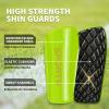 LPONJAR Soccer Shin Guards for Kids Youth Adults - Shin Pads and Sleeves with Optimized Insert Pocket for Boys Girls Men Women for Football Games - Protective Soccer Equipment view 3