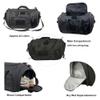 APRlLBAY 43L Large Capacity Military Duffel Bag - Tactical Gym Bag/Weekender for Men & Women (Jet Black) view 4
