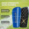 LPONJAR Soccer Shin Guards for Kids Youth Adults - Shin Pads and Sleeves with Optimized Insert Pocket for Boys Girls Men Women for Football Games - Protective Soccer Equipment view 3