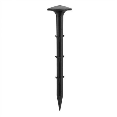 QANYEGN Plastic Tent Peg, Heavy Duty Tent Pegs, Grod Anchors Pegs, Landshate Ancho Spikes for Fixed Fences, Lawn(16cm)