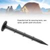 QANYEGN Plastic Tent Peg, Heavy Duty Tent Pegs, Grod Anchors Pegs, Landshate Ancho Spikes for Fixed Fences, Lawn(16cm) view 3