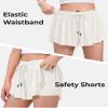 BOOPH 3PC Girls Flowy Butterfly Shorts Athletic Shorts Teen Girls with Inner Pockets for Running Tennis 9-10Y view 4