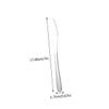 Sosoport 3sets Stainless Steel Portable Tableware Camping Cutlery Knife Fork Spoon Outdoor Utensils Storage Bag for Travel and Picnics view 2