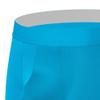 Maiyifu-GJ Men's Solid Color Cool Boxer Brief Sexy Mesh Underwear Athletic Breathable Trunks (Blue 3PC,Small) view 2