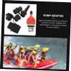 Sosoport 3sets Outdoor Air Converter Valve Adapter for Inflatable Boats Sup Paddle Boards Lightweight Pump Accessory for Kayaks Convenient Inflation view 3
