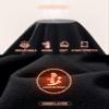 Ewedoos Thermal Underwear Set for Kids Thermals Top and Bottom Set Boys Long Johns Base Layer Thermal Set Black view 3