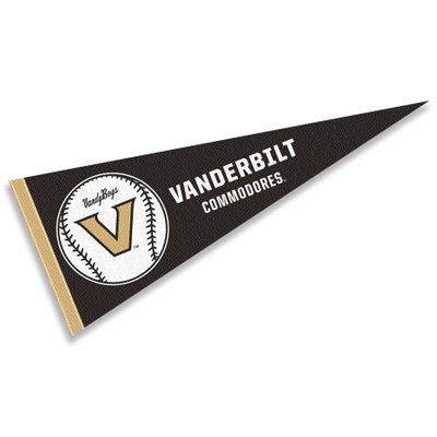 College Flags & Banners Co. Vanderbilt Commodores Baseball Pennant Full Size