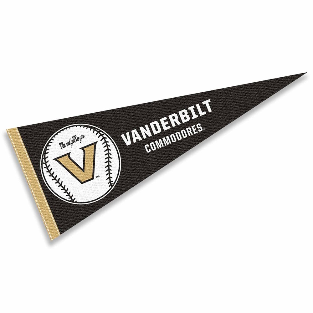 College Flags & Banners Co. Vanderbilt Commodores Baseball Pennant Full Size