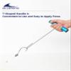 BLUEWING 12in Fishing Hook Remover Stainless Steel Fish Dehooker Big Game Heavy Duty Saltwater Dehooking Tool, Twist Resistance Design 1pc, Blue view 4