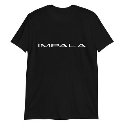 1964 1965 1966 Chevy Impala Emblem Classic Car Custom T-Shirt Black