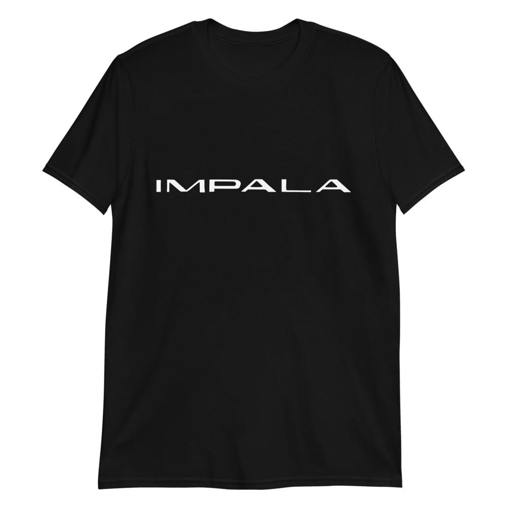 1964 1965 1966 Chevy Impala Emblem Classic Car Custom T-Shirt Black
