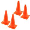 4 Plastic Safety Cones Traffic Parking Sports Training Marker Road Emergency 12" Plastic 12" Automotive Roadside Sports Road Block Park Driving Practice Training Lessons Street Traffic Control Soccer view 1
