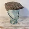 Thorness Unisex 58cm M/L Tweed Flat Cap |Mixed Wool Polyester Green Tweed Country Cap | Tweed Hat | Peaked Cap | Black Quilted Lining, Light Green, M view 2