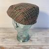 Thorness Unisex 58cm M/L Tweed Flat Cap |Mixed Wool Polyester Green Tweed Country Cap | Tweed Hat | Peaked Cap | Black Quilted Lining, Light Green, M view 3