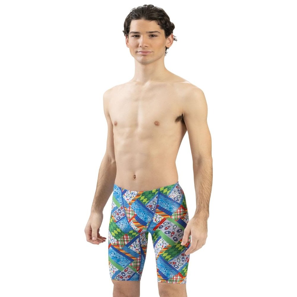 Dolfin Men's Print Jammer, Snow Day, 28