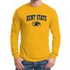AL03 - Kent State Golden Flashes Arch Logo Long Sleeve T Shirt - 2X-Large - Gold view 2