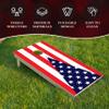 CornholeGamesUSA Professional Cornhole Set with Bags - Regulation Size Corn Hole Boards Game for Adults - Includes Score Tower and Carry Bag view 3