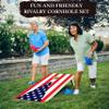 CornholeGamesUSA Professional Cornhole Set with Bags - Regulation Size Corn Hole Boards Game for Adults - Includes Score Tower and Carry Bag view 4