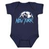 New York City Skyline Kid's Bodysuit for Soccer Fans (Navy, 24M) view 1