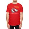 Hybrid Sports NFL - Kansas City Chiefs - Logo and Stats - Men's and Women's Short Sleeve T-Shirt - Size Small - Kansas City Chiefs - Red view 1