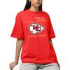 Hybrid Sports NFL - Kansas City Chiefs - Logo and Stats - Men's and Women's Short Sleeve T-Shirt - Size Small - Kansas City Chiefs - Red view 2