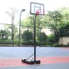 Basketball Hoop with 7ft - 8.5ft Height Adjustable, Portable Basketball Hoop Outdoor Portable Basketball Hoop Goal System in Backyard/Driveway/Indoor view 4