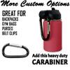 LaserGram Personalized Water Bottle, Motocross, Stainless Steel Double Wall Vacuum Insulated with Flip Top Straw, Custom Engraved Gift (12oz / 335ml Maroon) view 4