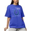 Hybrid Sports NFL - Indianapolis Colts - Logo and Stats - Men's and Women's Short Sleeve T-Shirt - Size X-Large - Indianapolis Colts - Royal Blue view 2
