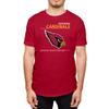 Hybrid Sports NFL - Arizona Cardinals - Logo and Stats - Men's and Women's Short Sleeve T-Shirt - Size Large - Arizona Cardinals - Cardinal Red view 1