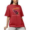 Hybrid Sports NFL - Arizona Cardinals - Logo and Stats - Men's and Women's Short Sleeve T-Shirt - Size Large - Arizona Cardinals - Cardinal Red view 2