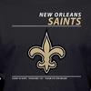 Hybrid Sports NFL - New Orleans Saints - Logo and Stats - Men's and Women's Short Sleeve T-Shirt - Size 2 X-Large - New Orleans Saints - Black view 4