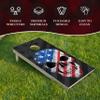 CornholeGamesUSA Professional Cornhole Set with Bags - Regulation Size Corn Hole Boards Game for Adults - Includes Score Tower and Carry Bag view 2