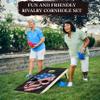 CornholeGamesUSA Professional Cornhole Set with Bags - Regulation Size Corn Hole Boards Game for Adults - Includes Score Tower and Carry Bag view 4