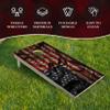 CornholeGamesUSA Professional Cornhole Set with Bags - Regulation Size Corn Hole Boards - Bean Bag Toss Game for Adults - Includes Score Tower and Carry Bag view 2