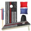 CornholeGamesUSA Professional Cornhole Set with Bags - Regulation Size Corn Hole Boards Game for Adults - Includes Score Tower and Carry Bag view 1