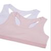 Calvin Klein Kids Girls' Modern Cotton Racerback Bralette 2-Pack, Crystal Pink/White, Medium view 3