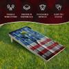 CornholeGamesUSA Professional Cornhole Set with Bags - Regulation Size Corn Hole Boards Game for Adults - Includes Score Tower and Carry Bag view 2