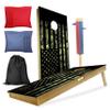 CornholeGamesUSA Professional Cornhole Set with Bags - Regulation Size Corn Hole Boards Game for Adults - Includes Score Tower and Carry Bag view 1