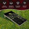 CornholeGamesUSA Professional Cornhole Set with Bags - Regulation Size Corn Hole Boards Game for Adults - Includes Score Tower and Carry Bag view 2