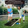 CornholeGamesUSA Professional Cornhole Set with Bags - Regulation Size Corn Hole Boards Game for Adults - Includes Score Tower and Carry Bag view 3