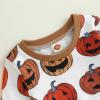 JeuaPho Baby Boy Halloween Outfits Pumpkin Pie Print Long Sleeve Sweatshirt and Pant for Toddler 2 Piece Fall Clothes Set (15 Black, 18-24 Months) view 4