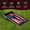 CornholeGamesUSA Professional Cornhole Set with Bags - Regulation Size Corn Hole Boards - Bean Bag Toss Game for Adults - Includes Score Tower and Carry Bag view 2