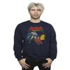 Absolute Cult DC Comics Men's Batman And Robin Sweatshirt, Navy Blue, Medium view 1