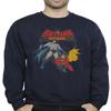 Absolute Cult DC Comics Men's Batman And Robin Sweatshirt, Navy Blue, Medium view 3