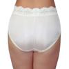 Shadowline Women's Lace Trimmed Hipster Panty 3 Pack-White-6 view 1