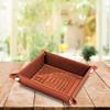 13 Years Anniversary Engraved Leather Tray, Traditional Lace Anniversary, 13 Years Together as Husband and Wife, Boyfriend and Girfriend. Couples Gifts. view 3
