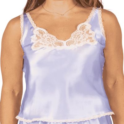 Shadowline Womens Rochelle Satin Adjustable Strap Camisole-Blush-2X