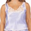 Shadowline Womens Rochelle Satin Adjustable Strap Camisole-Blush-2X view 1