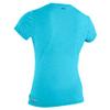 O'Neill Girls Hybrid Short Sleeve Sun Shirt, UPF 50+ Sun Protection, Rash Prevention for Surfing and All Water Activities, Turquoise, 4 view 2